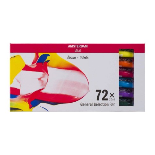 Zestaw farb akrylowych Amsterdam 72x20ml  #1