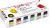 Farby do szkła i porcelany Kreul 6x20ml - Classic #1
