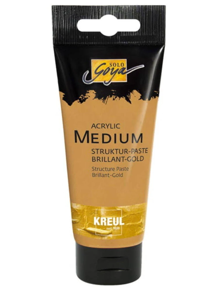 Pasta strukturalna Solo Goja 100ml Złota w tubce  #1
