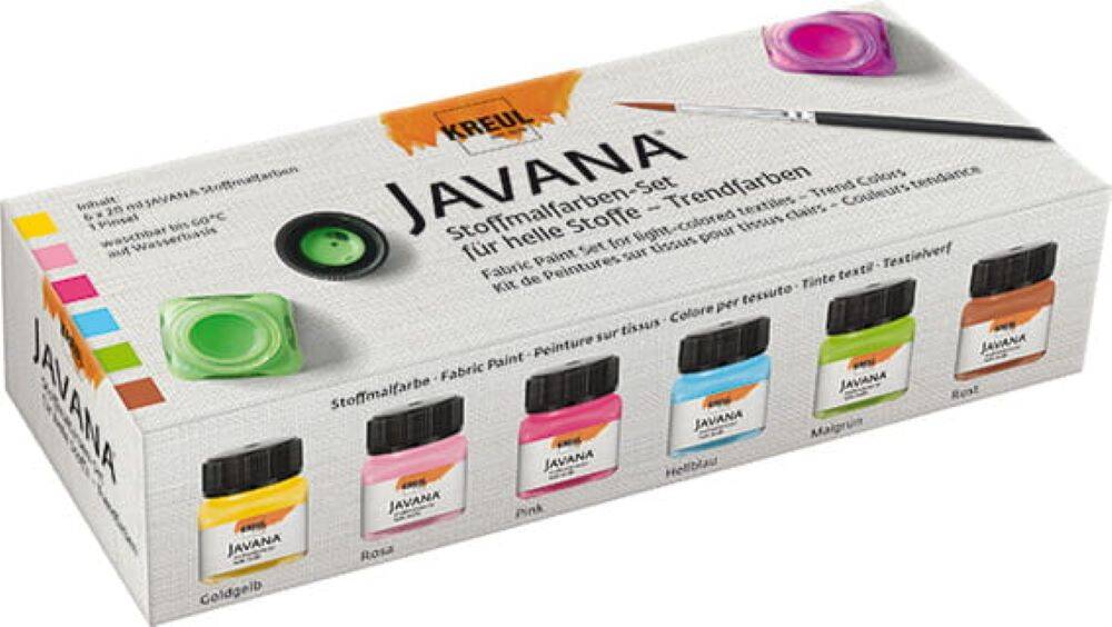 Farby do jasnych tkanin 6x20ml - Light trend #1