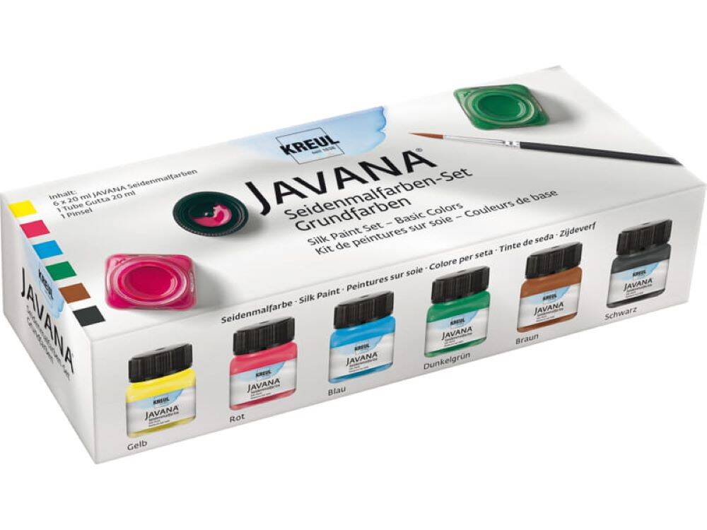 Farby do jasnych tkanin 6x20ml - Basic #1
