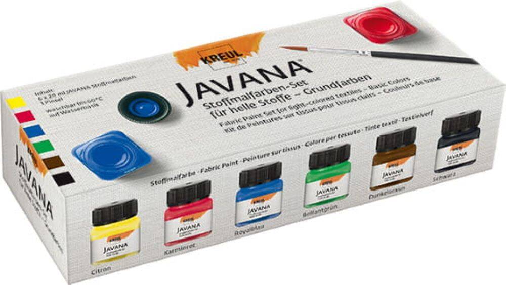 Farby do jasnych tkanin 6x20ml - Basic Set #1