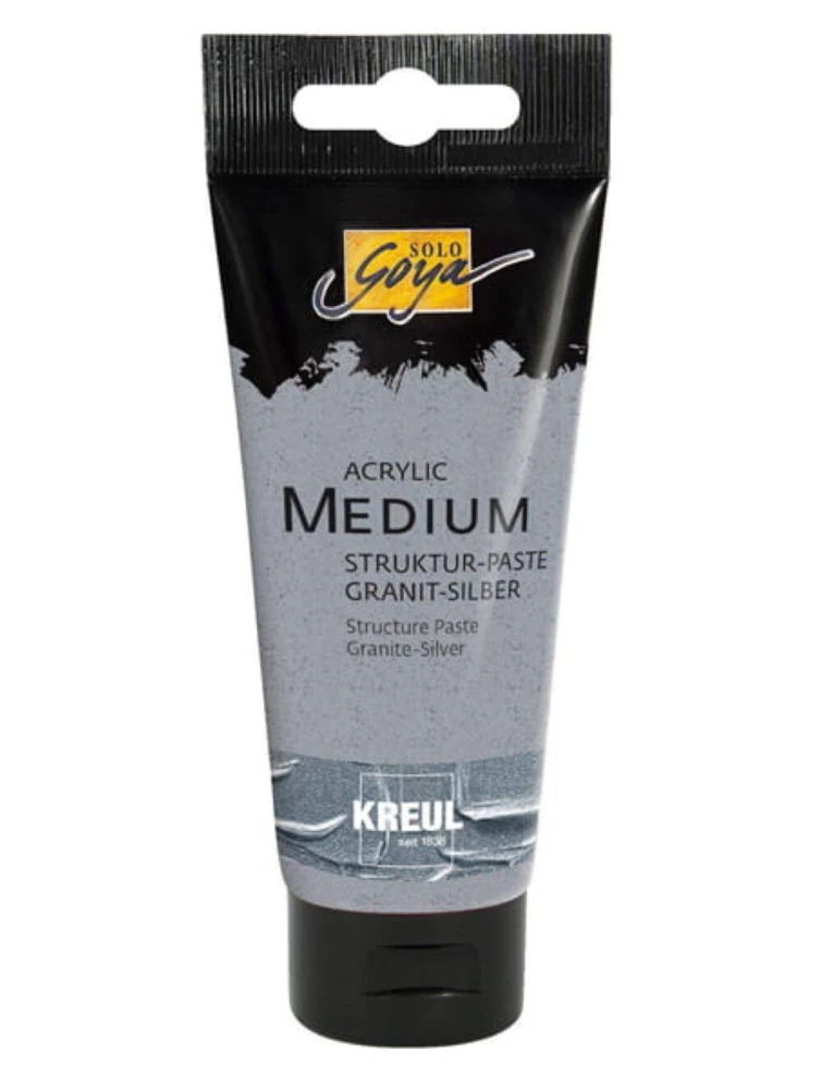 Pasta strukturalna Solo Goja 100ml Srebrna w tubce  #1