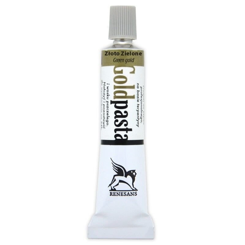 Pasta pozłotnicza - 20 ml - Renesans - złoto zielone 3 #1