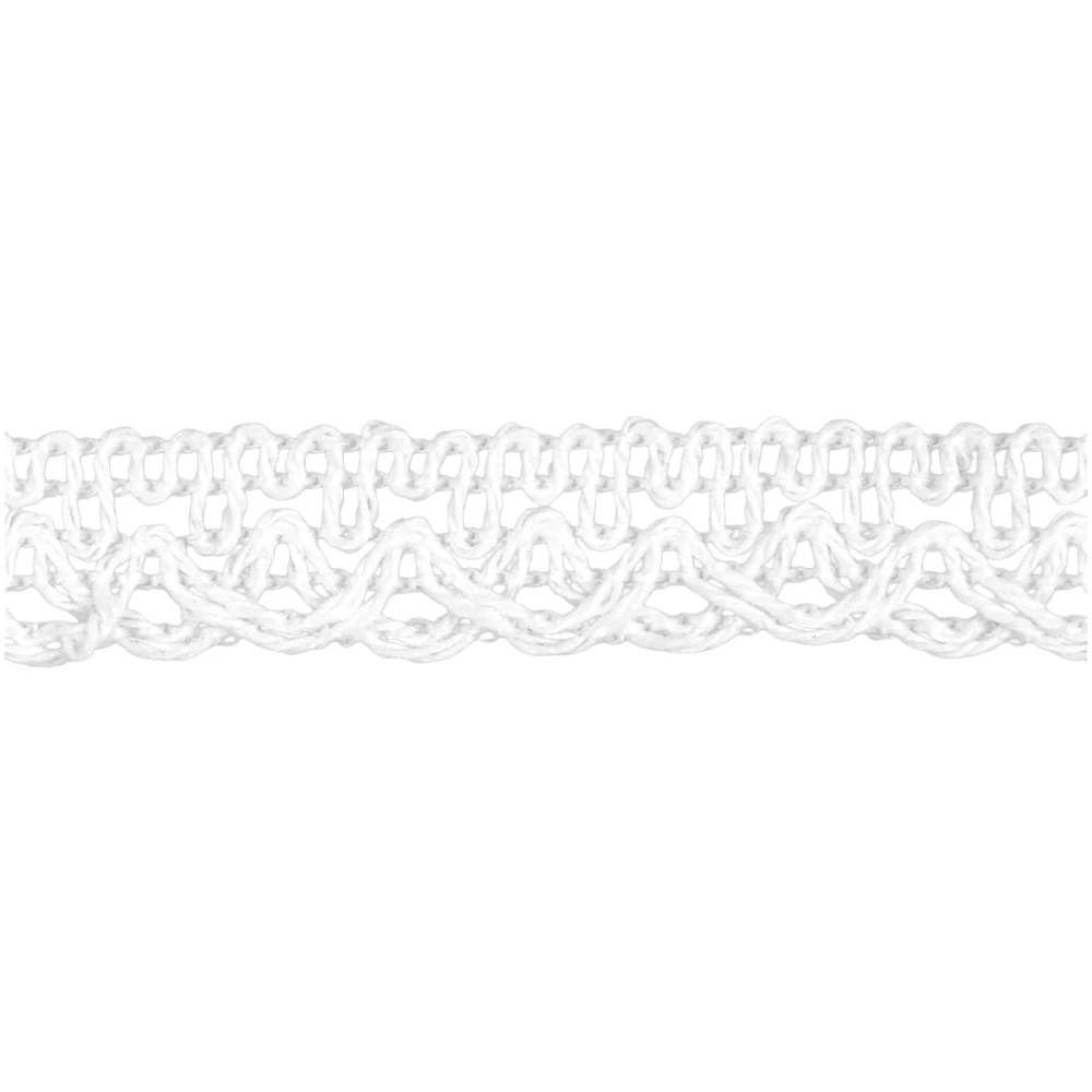 Koronka bawełniana biała 11mm x 3m #3