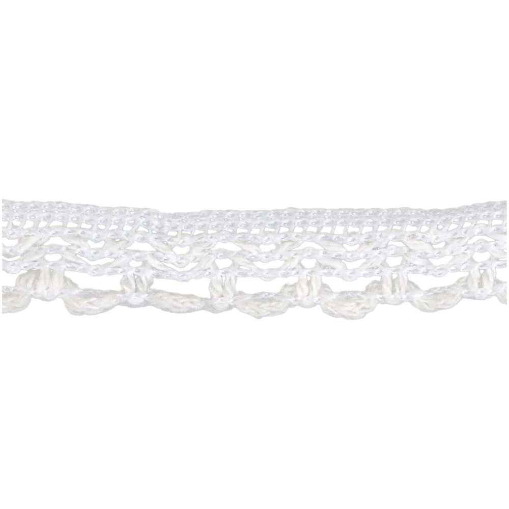 Koronka bawełniana biała 12mm x 3m #3