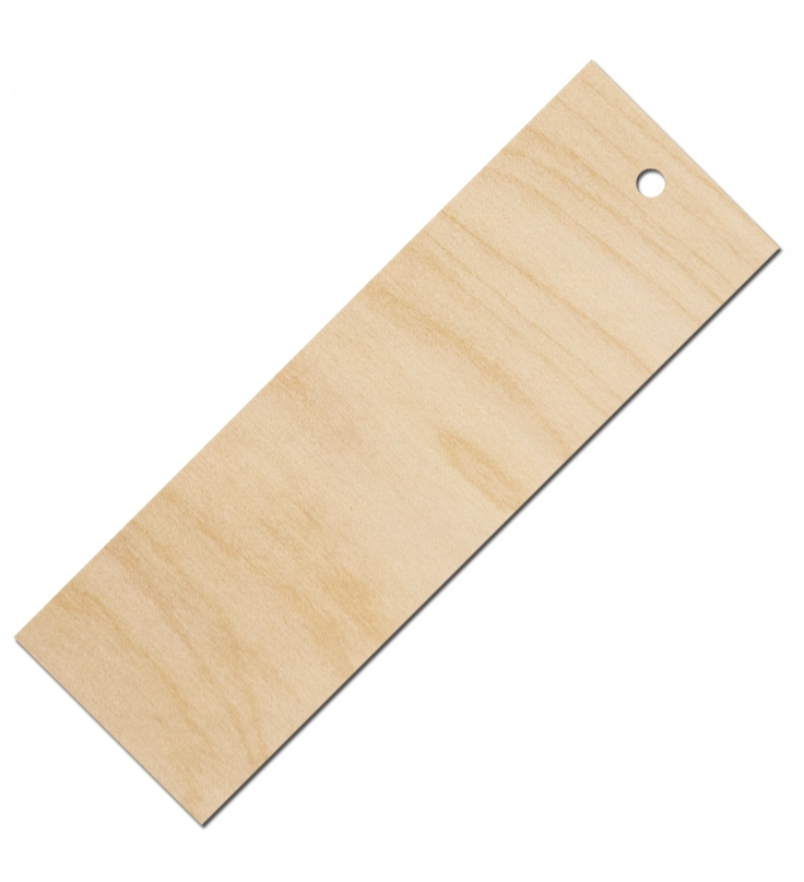 Drewniana zakładka do książki 15x5cm prosta Decor #1