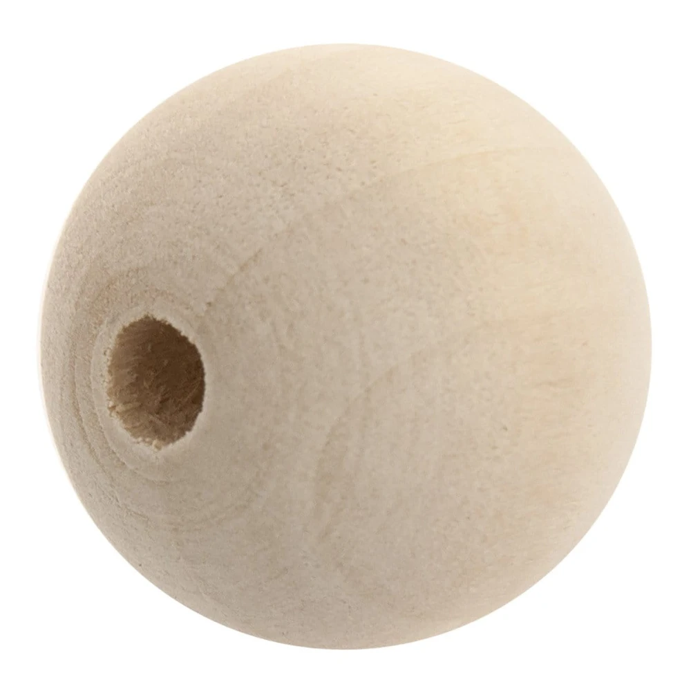 Kulki drewniane do korali, koralik 14mm - 30szt #3