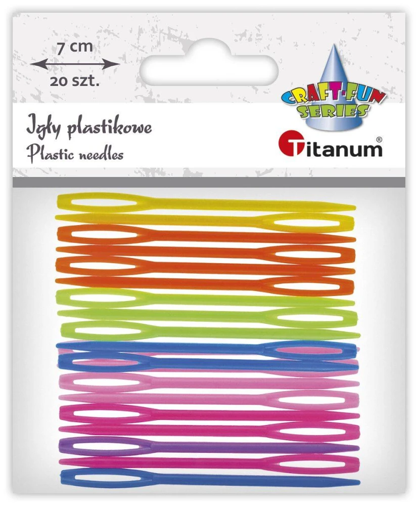 Igły plastikowe do szycia haftu - 20 sztuk #1