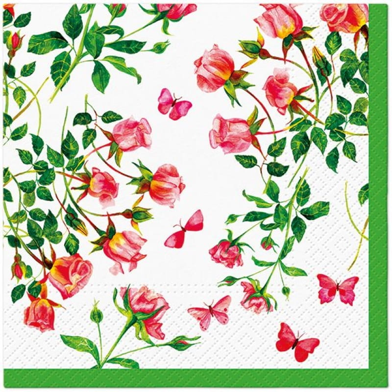 Serwetka do Decoupage 33x33cm - Tiny Roses #1