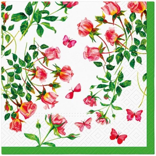 Serwetka do Decoupage 33x33cm - Tiny Roses #1