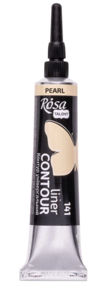 Farba akrylowa konturowa Rosa Talent 20ml Perłowa Kremowa #1
