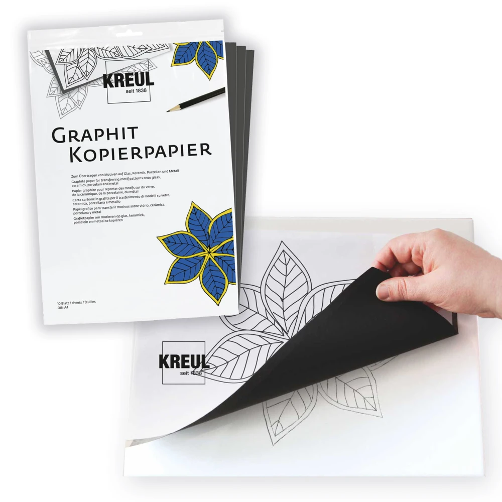 Grafitowy papier kopiujący na szkle i porcelanie - kalka A4 #3