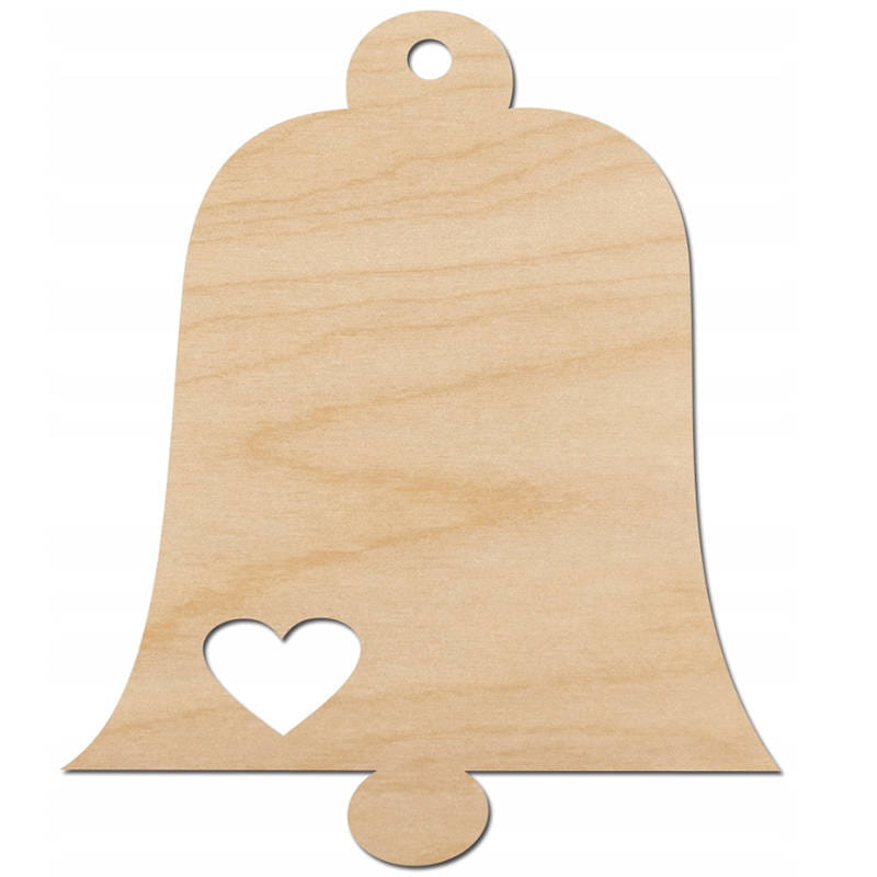 Drewniana ozdoba zawieszka Dzwonek Decor #1
