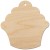 Drewniana ozdoba zawieszka Muffinka Decor #1
