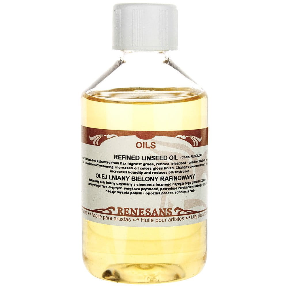 Olej lniany bielony rafinowany Renesans 250ml