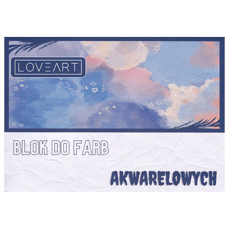 Blok do farb akwarelowych Loveart 180g - 210x297mm #1