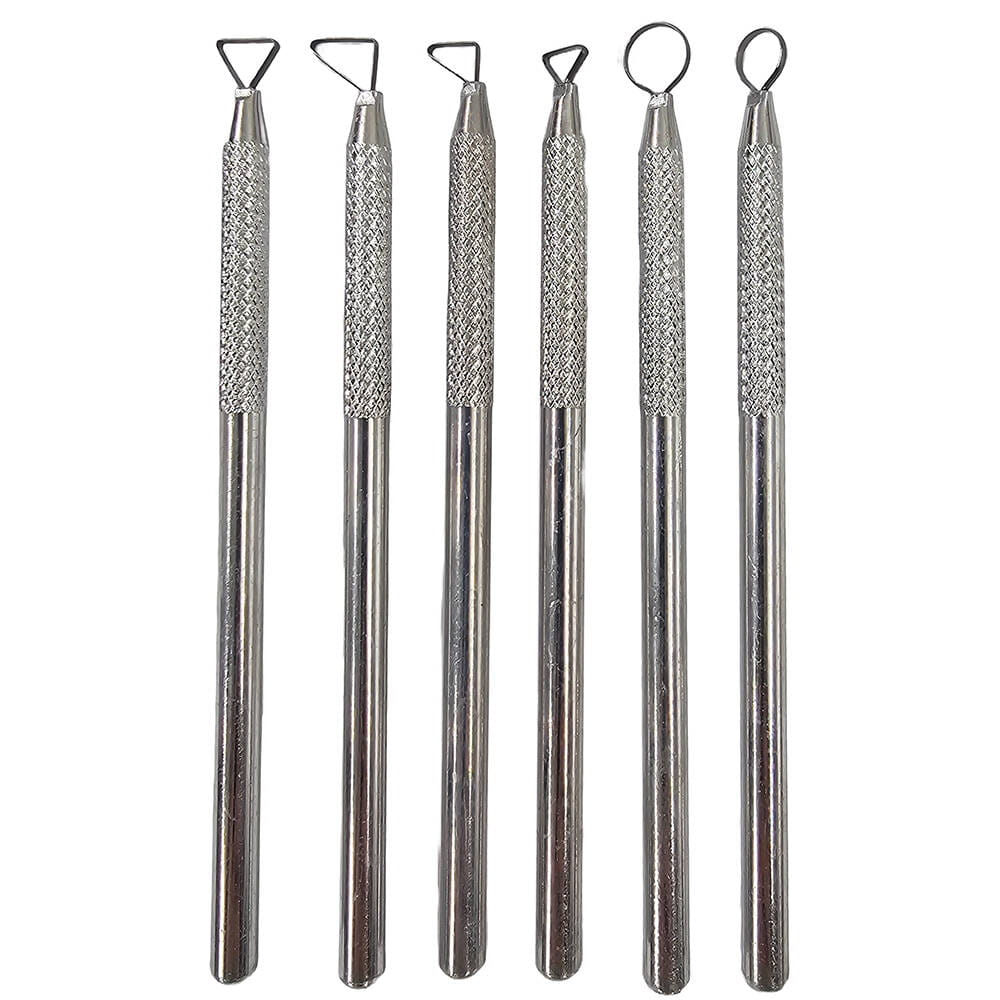 Zestaw metalowych narzędzi do modelowania - Loveart - 6 sztuk   #1